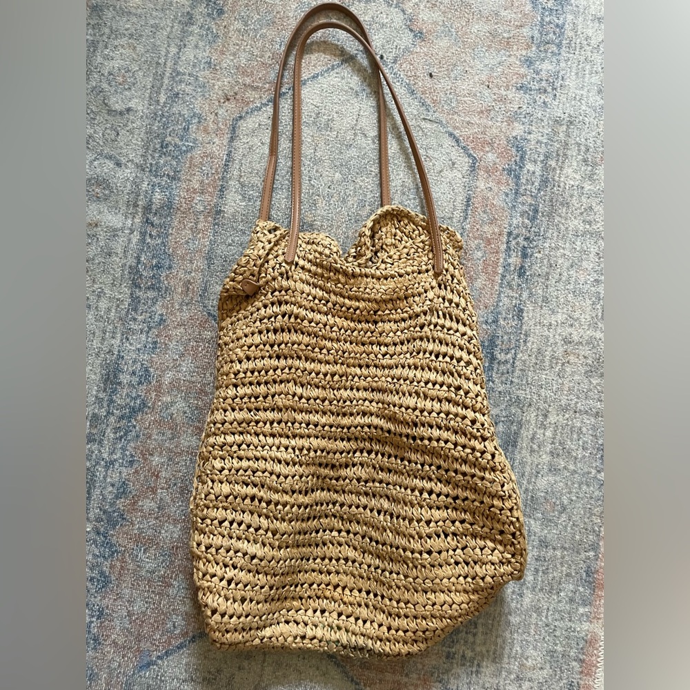Rattan Banana Republic summer bag